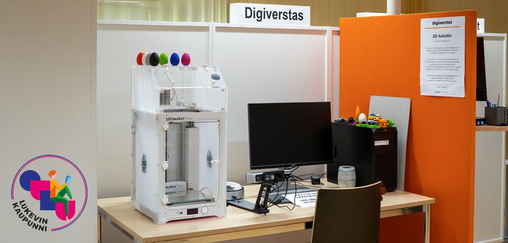 Kuva kaupungin kirjaston Digiverstaasta