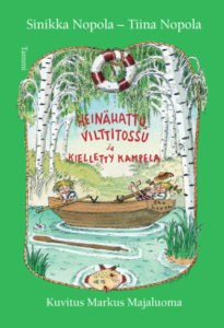Heinähattu, Vilttitossu ja kielletty kampela -kirjan kanskuvitus
