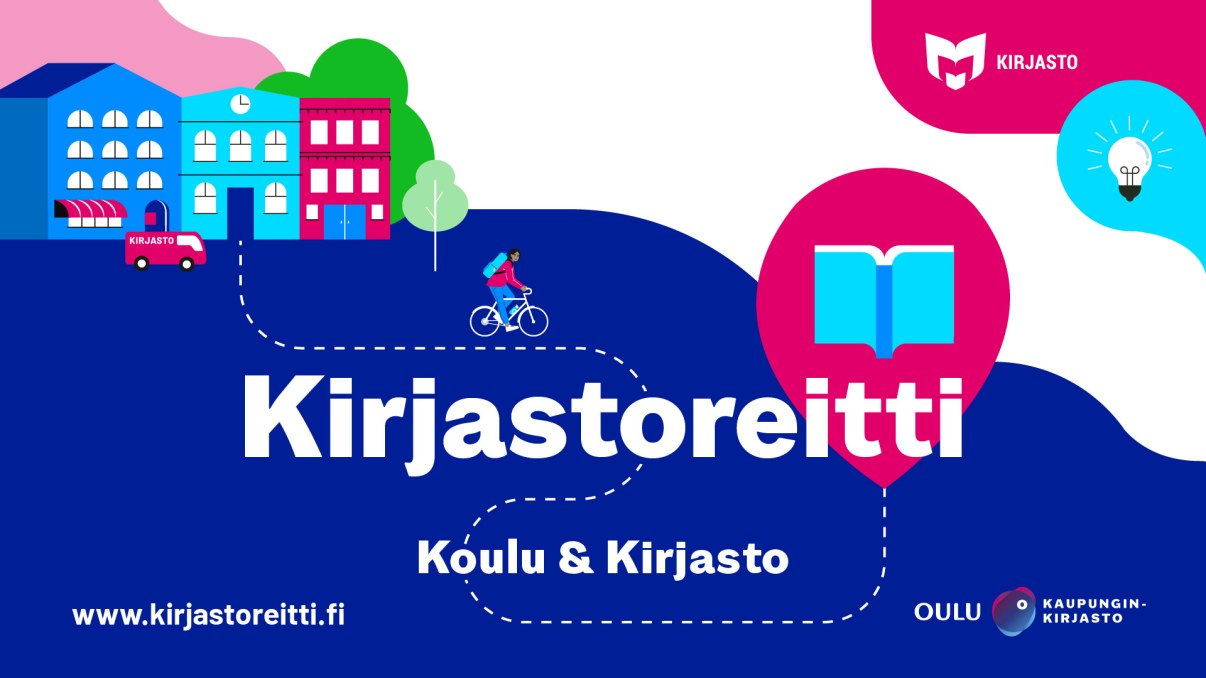 Kuva kirjastoreitistä.