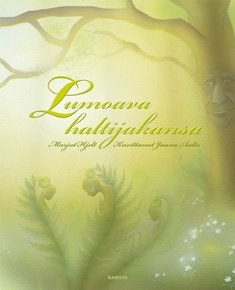 Lumoava haltijakansa -kirjan kansikuvitus