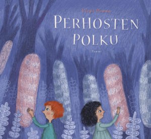 Perhosten polku -kirjan kansikuvitus