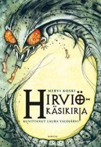 Hirviökäsikirja-kirjan kansikuvitus