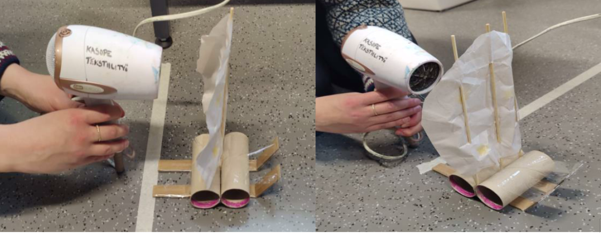 Kuva oppilaiden tuotoksista