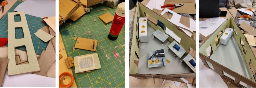 Kuvakollaasi oppilaiden tuotoksista