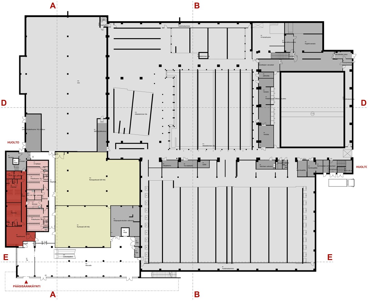 Pohjapiirros pohjakerroksesta