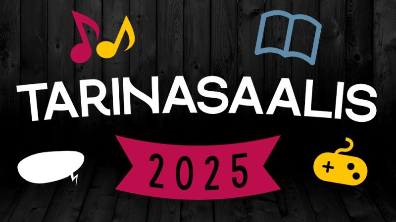 Tarinasaalis 2025 logo.