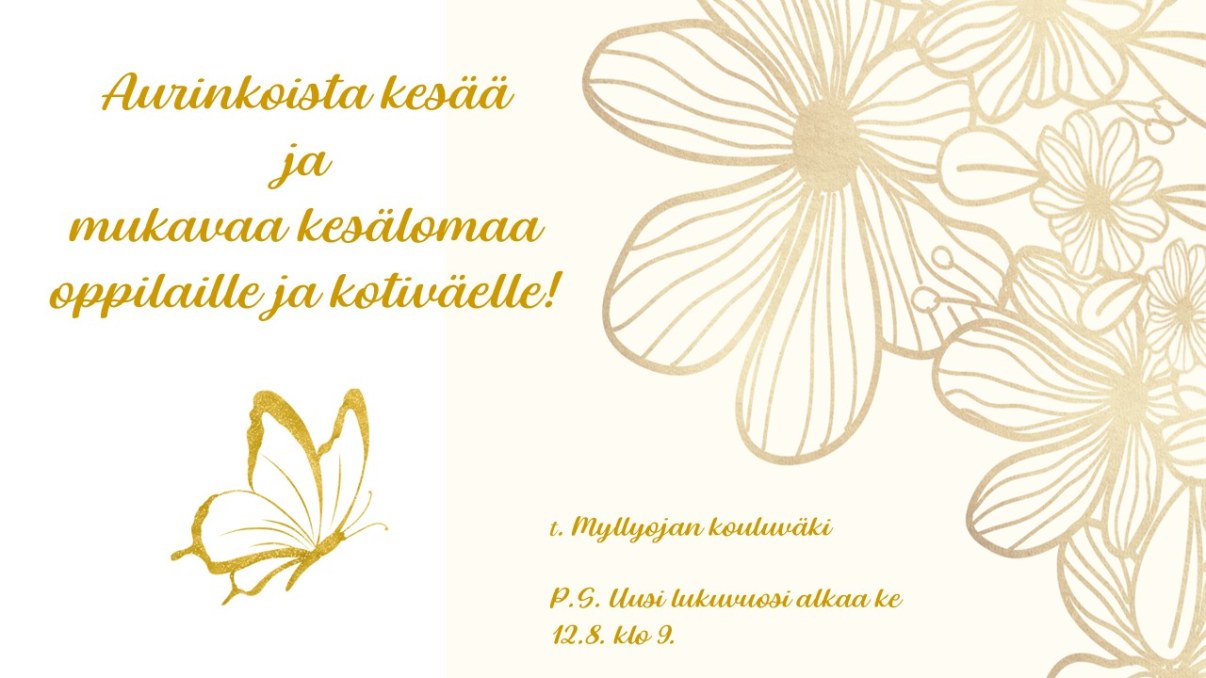 Aurinkoista kesää!