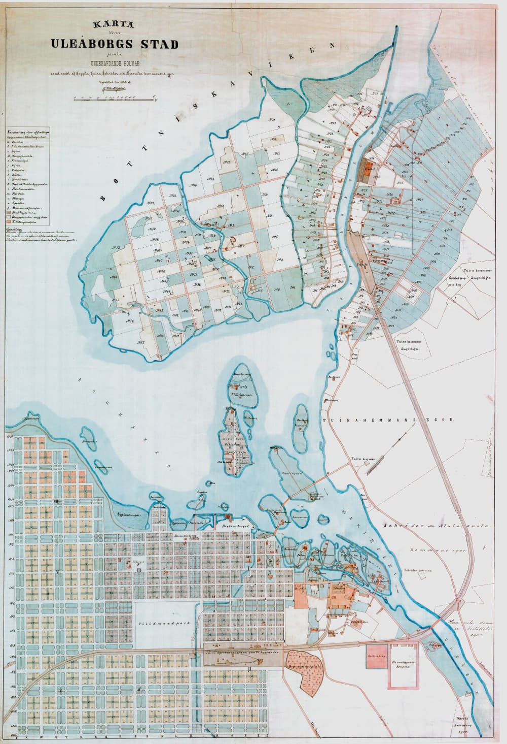 Kuva vuoden 1889 Liljebladin kartasta