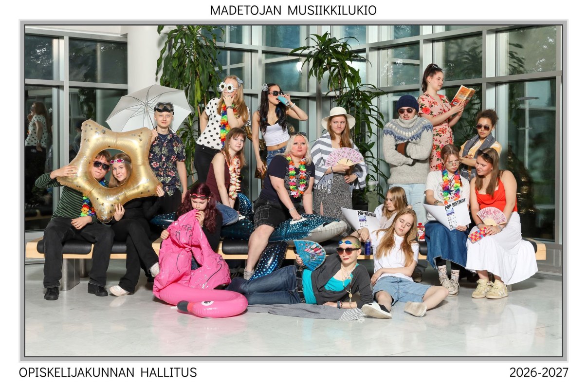 Madetojan musiikkilukion opiskelijakunnan hallitus 2026-2027