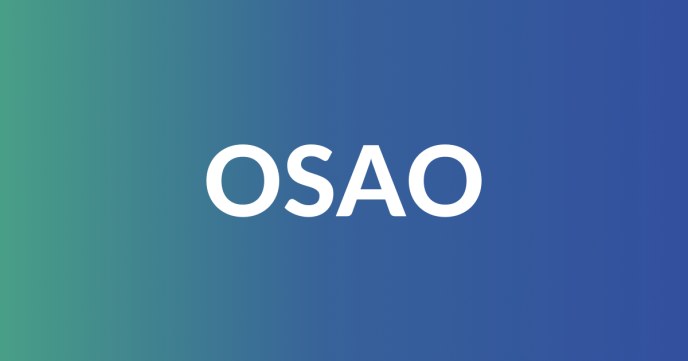 Kuvassa on OSAO:n logo.