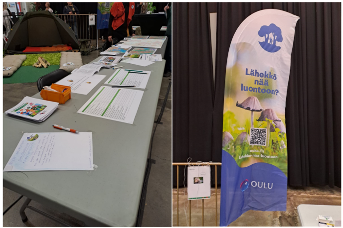 Ympäristötoimen piste Toivon Agenda-tapahtumassa