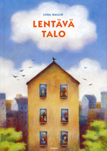 Lentävä talo -kirjan kansikuvitus