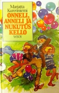 Onneli, Anneli ja nukutuskello -kirjan kansikuvitus