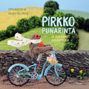 Pirkko Punarinta ja kadonnut polkupyörä -kirjan kansikuvitus