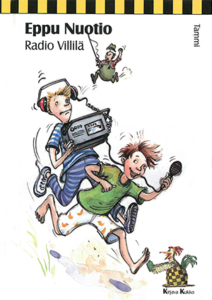 Radio Villilä -kirjan kansikuvitus