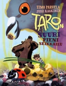 Taron suuri pieni seikkailu -kirjan kansikuvitus