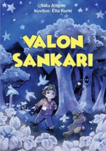Valon sankari -kirjan kansikuvitus