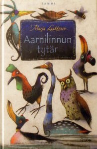 Aarnilinnun tytär -kirjan kansikuvitus