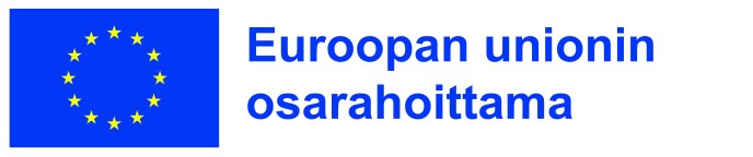 Euroopan unionin osarahoittama logo.