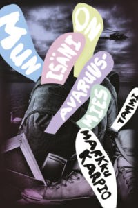 Mun isäni on avaruusmies -kirjan kansikuvitus