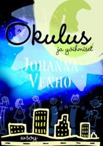 Okulus ja yöihmiset -kirjan kansikuvitus