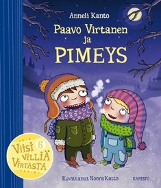 Paavo Virtanen ja pimeys -kirjan kansikuvitus