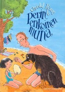 Perin erikoinen muna -kirjan kansikuvitus