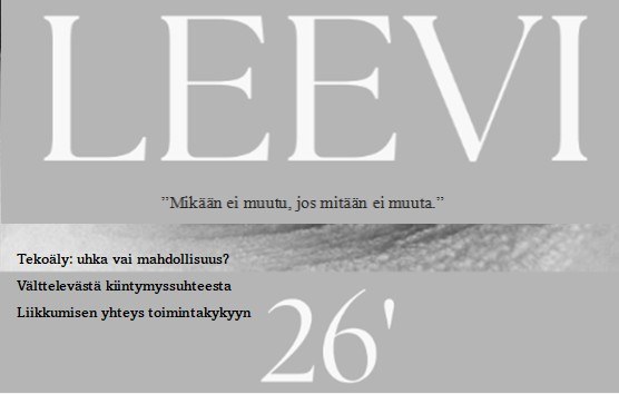 Leevi 1/2026 ilmestynyt
